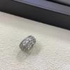 Anillo de Princesa Ojo de Caballo de Zirconia Tifu para Mujer Moda Anillo de Lazo Hueco Explosiones Transfronterizas Europeas y Americanas