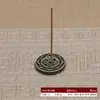 Queimador de Incenso para Cerimônia do Chá Suporte de Incenso Tartaruga Ornamento Bandeja de Incenso Caracol Queimador de Incenso de Nove Furos Suporte para Varetas de Incenso Cobre Antigo Cabaceira Acessórios Dupla Utilização