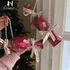 Saco Pequeno de Doces de Natal Sacola de Material DIY Véspera de Natal Criativo Buquê de Maçã Pequenos Presentes de Fim de Ano