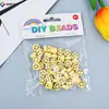 Embalagem com Fecho Argila Macia Fruta Pulseira DIY Contas Soltas Fio para Montar Pulseira Acessórios de Joias Contas Fruta de Argila Macia