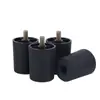 Base de alfombrilla redonda cónica antideslizante para muebles, pies de mesa y silla con tornillo, pies de sofá de plástico, soportes de plástico para pies de sofá