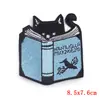 Nuevos parches de tela bordados de gato de dibujos animados para computadora, accesorios de ropa bordados, pegatinas decorativas DIY, al por mayor en stock