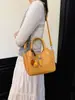 Elegante y estiloso bolso de mano tipo cesta Henggeng, nuevo modelo de moda versátil para uso casual, bolso de hombro y cruzado