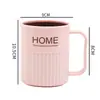 Taza de enjuague bucal, taza de cepillo de dientes simple para el hogar, taza de lavado para niños, pareja, un par de cepillos de dientes simples, juego de taza de dientes creativa