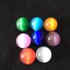 Suministro directo de fábrica cuentas de ojo de gato de colores bola de cristal de color caramelo ojo de gato de colores cuentas de ojo de gato