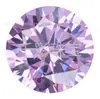 7A Redondo Ocho Corazones y Ocho Flechas Piedra Suelta Color Blanco Zircón Multicolor Cz Artificial Fondo Puntiagudo Diamante Sintético Venta Directa de Fábrica