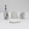 Fornecimento Direto de Fábrica Nórdico Anti-Mármore Preto e Branco Moderno Simples Resina