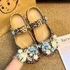 Zapatos de ballet con estampado de lunares estilo Ins, leopardo KT, accesorios para DIY, dijes de zapatos de moda y versátiles, hebillas decorativas para zapatos con agujeros