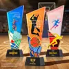 Trofeos Deportivos Creativos Personalizados para Carreras de Maratón, Fútbol, Baloncesto, Billar, Competición de Bádminton, Medallas de Campeón para Niños