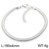 Stock de fábrica Acero de Titanio Estilo Indiferente Plano Suave Cadena de Hueso de Serpiente Conjunto Collar de Clavícula Oro 18k Cadena de Hueso de Serpiente Joyería para Mujer