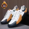 Sapatos Doudou Masculinos Novos Outono Slip-On Sapatos Casuais Couro Solado Macio Sapatos Esportivos Tênis para Estudantes Tênis
