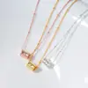 Colar Nalan S925 Prata Esterlina Gelo Triturado Cintura Fina Exquisito Simples Estilo Ins Senso de Design de Nicho Gargantilha Y03046