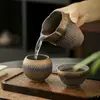 Cerámica antigua cuchillo de salto artesanía estilo japonés taza de maestro taza de té taza de degustación de té taza individual juego de té kung fu taza de té para el hogar venta al por mayor