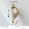 Ganchos decorativos creativos con forma de pájaro para paredes, dormitorio y detrás de las puertas; percheros de pared de un solo gancho tridimensionales para colgar ropa y sombreros; decoraciones sencillas para colgar en la pared