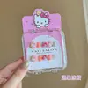 Lindas Pegatinas para Uñas Sanrio para Niños, Pegatinas de Uñas Desgastables, Parches para Uñas de Kuromi, Juguetes de Dibujos Animados para Niños