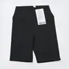 Ropa de Yoga Pantalones de Cinco Puntos Nylon para Mujer Deportivos Cintura Alta Levanta Glúteos Sin Vergüenza Pantalones Cortos Base para Montar No Ajustados