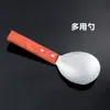 &W Utensílios para Assar Panquecas Aço Inoxidável Pá para Fritar Panquecas Pá Plana para Pizza Pá Pressionadora de Bife Pá Manual para Panquecas Grande Pá Atacado