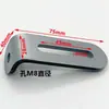 Soporte de Ángulo de Curvado en Forma de L Conector de Ángulo Recto de 90 Grados Acero Inoxidable Espesado Ranura Larga de 5 mm Adaptador de Diámetro m8 Tira de Fijación