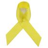 Fabricantes produzem broche de caridade de 13 mm com alfinete de nó de paz que deve auxiliar acessórios de laço de fita de poliéster