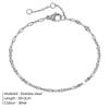 Tobillera de Acero Inoxidable para Mujer St.Delan Tobillera de Cadena de Encaje Tobillera de Cadena de Labios Tobillera Simple Chapada en Oro Accesorios para el Pie Venta al por Mayor