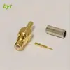 Cobre puro bañado en oro (SMC-C-J-1.5) conector RF coaxial para cable RG316 RG174 50 euros