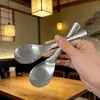 Cuchara de Acero Inoxidable con Textura Martillada, Cuchara de Fondo Redondo, Cuchara Estilo Palacio, Cuchara de Sopa para el Hogar, Cuchara para Arroz de Restaurante, Cuchara para Postre, Cuchara para Comer