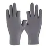 Guantes de Primavera y Verano para Mujer con Dos Dedos al Descubierto, Compatibles con Pantalla Táctil, de Medio Dedo de Spandex para Ciclismo al Aire Libre, Guantes de Protección Solar para Mujer, Guantes para Recoger Té para Hombre
