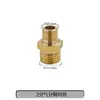 Adaptador Roscado de Acero Inoxidable Reductor Doble Rosca Macho Extensión Directa de 1/4 de Pulgada a 3/8 de Pulgada, 1/2 Pulgada, 3/4 de Pulgada a 1 Pulgada Accesorios para Tuberías de Agua