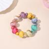 Pulsera Acrílica Imitación Turquesa Estrella de Mar Multicolor con Cuentas Mezcla y Combina Joyería Diseño Personalizado Moda