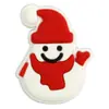 Acessórios de Cabelo Planos Fofos de Natal Capa de Celular Acessórios DIY Patch de Borracha Macia PVC Desenho Animado Boneco de Neve de Inverno