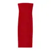 Atacado de Vestido Tubo Longo Sem Mangas Cor Lisa Moda 2025 Primavera Novo Estilo Feminino Pronto para Exportação