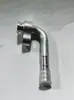 Adaptador de Tubería de Aire Acondicionado para Automóvil 134A R12 Estándar Codo Móvil con Placa de Presión y Conector de Boquilla de Gas