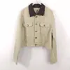Comercio Transfronterizo 2026 Primavera/Verano Nuevas Camisas Casuales Estilo Coreano Camisas de Mezclilla Cortas Sueltas Chaquetas Pequeñas