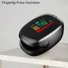 LK87 en stock medidor de frecuencia cardíaca tipo pinza para el dedo monitorización de saturación de oxígeno en sangre tipo yema del dedo oxímetro de gema negra de pulso