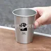 Vaso para enjuague bucal con temática de dibujos animados, vaso de acero inoxidable 304, vaso de una sola capa, vaso para cepillo de dientes de pareja, vaso creativo para lavar, logotipo personalizado disponible