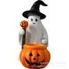 Decoração de Pingente de Fantasma de Balanço de Halloween Site Layout Adereços Pendurado Fantasma Fantasma Fantasma Pingente Fantasma Presente de Festival Fantasma