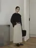 Saia Justa de Novo Estilo Primavera Evertrue 2026 Versão Coreana para Mulheres, Saia Slimming de Comprimento Médio 68136