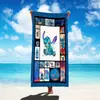 Comercio exterior nuevos productos una generación de dibujos animados estilo stillson toalla de microfibra toalla de baño impresa toalla de playa absorbente