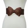 Estilo coreano mulheres elástica cintura capa moda tecelagem laço cinto decorativo simples all-match cinto elástico mulheres atacado