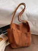 2026 Nueva Moda Tendencia Bolso de Hombro para Mujer Pana Ultraligero Gran Capacidad Versátil Set de Dos Piezas Bolso de Axila