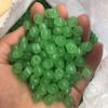 6 * 8mm cor natural barril de vidro contas botão contas acessórios de vestuário pulseira acessórios pier tambor contas acessórios atacado