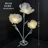 Adereços Decorativos, Flores Artificiais, Flores Simuladas, Flores Coloridas Grandes para Shoppings, Flores de Malha de Seda Prontas, Flores Feitas à Mão, Decorações Internas e Externas