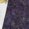 Nuevo Tejido Estampado Xiangyunsha de Mezcla de Seda Estilo Chino, Vestido Qipao para Mujer, Tejido Floral Hecho a Mano en Stock