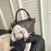 Bolsa de Mão Retrô Estilo Coreano Feminina 2026 Nova Moda Bolsa de Ombro Único Transversal Elegante High-End Estampa de Leopardo Patchwork Pequena Quadrada