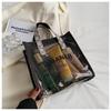 Bolsa Cosmética Bolsa Feminina High-End Impermeável Presbiopia Pvc Super Quente Grande Capacidade Bolsa Carteiro Feminina Bolsa Carteiro Viagem Lavagem Armazenamento