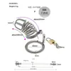 Cerradura de Castidad de Acero Inoxidable Xugu Jaula Peneal Cb Lock para Juguetes Sexuales Masculinos y Entrenamiento Bdsm