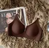 Ropa interior de encaje francés con cuello en V para mujer, para busto pequeño, realce sexy, transpirable, soporte suave, recoge la grasa lateral, previene la flacidez, sujetador