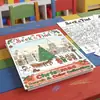 Póster para colorear de producto nuevo transfronterizo, libro de colorear de moda, libro de colorear simple y cómodo para aliviar el estrés, libro de dibujo para niños