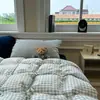 Roupa de Cama Conjunto de Quatro Peças Algodão Puro 2026 Novo Estilo Lençol de Cama 100% Algodão Capa de Edredom Fronha Conjunto de Três Peças Individual para Dormitório Estudantil 3
