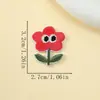Pegatinas de Tela Bordadas de Flores de Dibujos Animados Parches Autoadhesivos para Planchar Decoración para Pasadores y Bufandas Accesorios para Ropa de Niños Cuaderno de Mano